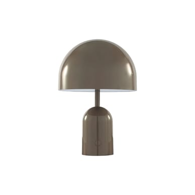 Lampada senza fili ricaricabile Bell LED materiale plastico marrone - Tom Dixon
