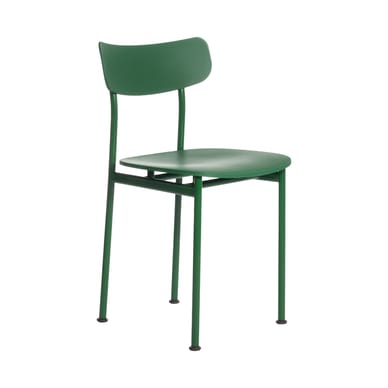 Chaise Motta vert / Jasper Morrison - Polypropylène recyclé - Magis