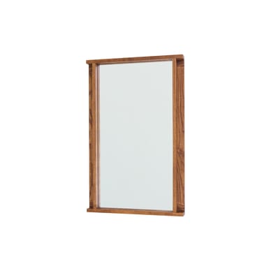 Miroir mural Symmetry Small bois naturel / L 45,8 x H 71 cm - Frama 