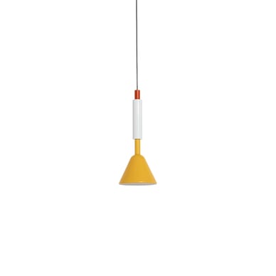 Suspension Pyl métal multicolore / Ø 21,6 x H 54 cm - Orientable - Petite Friture
