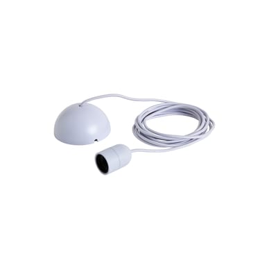 Système électrique pour suspension Common violet / Set câble tissu 4m avec douille E27, rosace - Hay