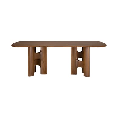 Table rectangulaire Flow bois marron / 220 x 110 cm - 8 personnes - Ethnicraft