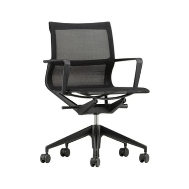 Sessel mit Rollen Physix von Vitra - schwarz