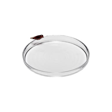 Plateau Perch verre transparent / Large - Ø 35 cm - Serax