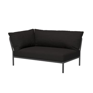 Canapé de jardin modulable Level 2 / Dossier extra moelleux - Angle gauche - L 139 x P 92,5 cm - Houe
