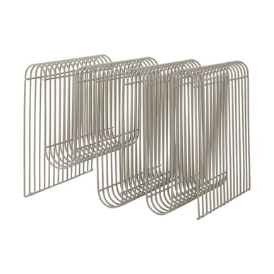 AYTM Curva Magazine holder - taupe | Made In Design UK