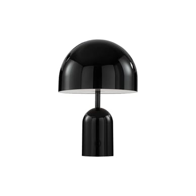 Lampada senza fili ricaricabile Bell LED materiale plastico nero - Tom Dixon