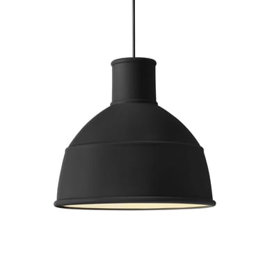 Suspension Unfold noir / Silicone - Ø 32,5 x H 29,5 cm - Muuto