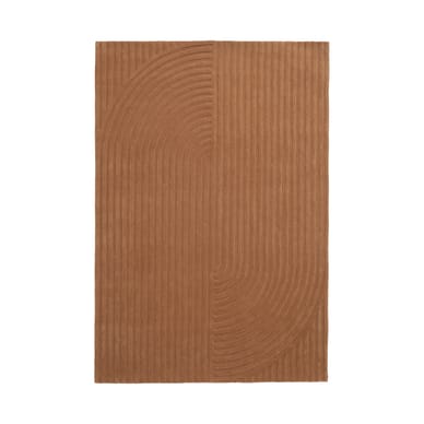 Tappeto Relevo Quattro tessuto arancione / 170 x 240 cm - Muuto