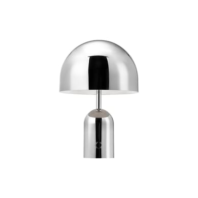 Lampada senza fili ricaricabile Bell LED materiale plastico argento - Tom Dixon