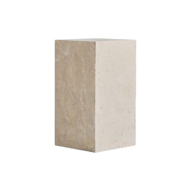 Table d'appoint Podium Medio / 30 x 30 x H 55 cm - Pierre naturelle - 101 COPENHAGEN