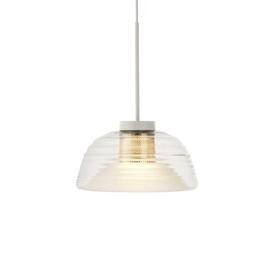 Pendelleuchte Two-Layer glas grau / Ø 51,5 x H 37,5 cm - Muuto