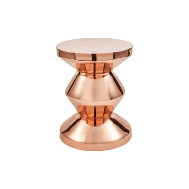 Tabouret Zig Zag Metal rose - Pols Potten