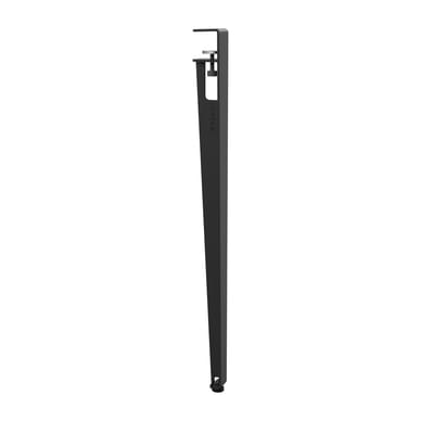 Fuß avec fixation étau OUTDOOR metall schwarz / H 75 cm - Zur Gestaltung eines Tisches im Außenbereich - TIPTOE