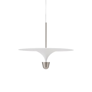 Suspension Kantarell LED métal blanc / Ø 60 cm - NEW WORKS