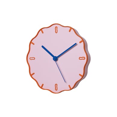 Clock Margherita Warren & Laetitia / Recycled plastic - Pink