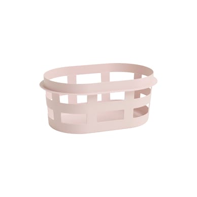 Panier à linge  plastique rose Small / 57 x  37 x H 24 cm - Recyclé - Hay