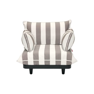 Poltrona imbottita Paletti Lounge tessuto marrone - Fatboy