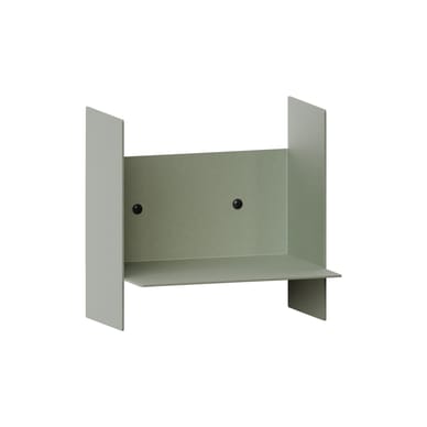 Étagère Pli métal vert / L 20 x P 15 cm - TIPTOE