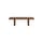 Table basse Noon bois marron / 118 x 58 cm - NOBODINOZ