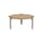 Table basse Vague by Uchronia / Ø 80 x H 43 cm - Chêne massif - TIPTOE