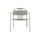 Cleo Stackable Lounge chair with armrests plastic material beige / Polypropylene rope - Vincent Sheppard
