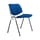 Chaise rembourrée DSC 106 tissu bleu / Giancarlo Piretti, 1965 - ANONIMA CASTELLI