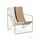 Fauteuil Desert tissu beige / Structure beige - Bouteilles plastique recyclées - Ferm Living