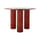 Table ronde Della bois rouge / Ø 110 cm - Bloomingville