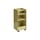 Carrello portavivande con ruote Folded Tall metallo verde / Aperto - H 83,7 cm - Muuto
