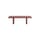 Table basse Noon bois rouge / 118 x 58 cm - NOBODINOZ