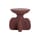 Table d'appoint Archeo plastique rouge / H 38,7 cm - Jaime Hayón - Magis
