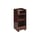 Folded Tall Trolley on wheels metal red / Open - 83.7 cm high - Muuto