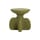 Archeo End table plastic material green / H 38.7 cm - Jaime Hayón - Magis