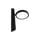 Applique d'extérieur Oto LED métal noir - Fermob