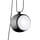 AIM Pendant metal black LED - Ø 24 cm - Flos