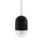 Suspension Luce Medium bois noir / Ø 10 x H 18 cm - Hartô