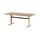 Table rectangulaire Post bois naturel / 190 x 95 cm - 8 places - TIPTOE