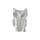 Vase After Midnight Owl  céramique blanc / Small - H 23 cm - Serax