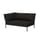 Divano da giardino modulare Level 2 tessuto nero / Schienale extra morbido - Angolo sinistro - L 139 x P 92,5 cm - Houe