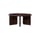 Deya Coffee table stone brown / Ø 80 x H 32 cm - Enamelled Concrete - Ferm Living