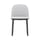 Chaise rembourrée Softshell Side Chair tissu gris / 4 pieds - Vitra