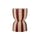 Table d'appoint Vrea métal rouge / Ø 31 x H 46 cm - Bloomingville
