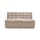 Canapé droit N701 tissu beige / 2 places - L 140 cm - Ethnicraft