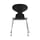 Chaise empilable Fourmi bois noir / Bois teinté - Arne Jacobsen, 1952 - Fritz Hansen