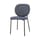 Chaise rembourrée Percey tissu bleu - Bloomingville