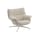 Fauteuil pivotant Doze tissu beige / Dossier bas - Muuto