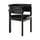 Fauteuil rembourré Volita INDOOR cuir noir - MORPHO