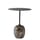 Guéridon Lato LN8 métal marbre marron noir / Marbre - Ø 40 x H 50 cm - &tradition