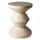 Sgabello Zig Zag materiale plastico beige / Plastica laccata - Pols Potten